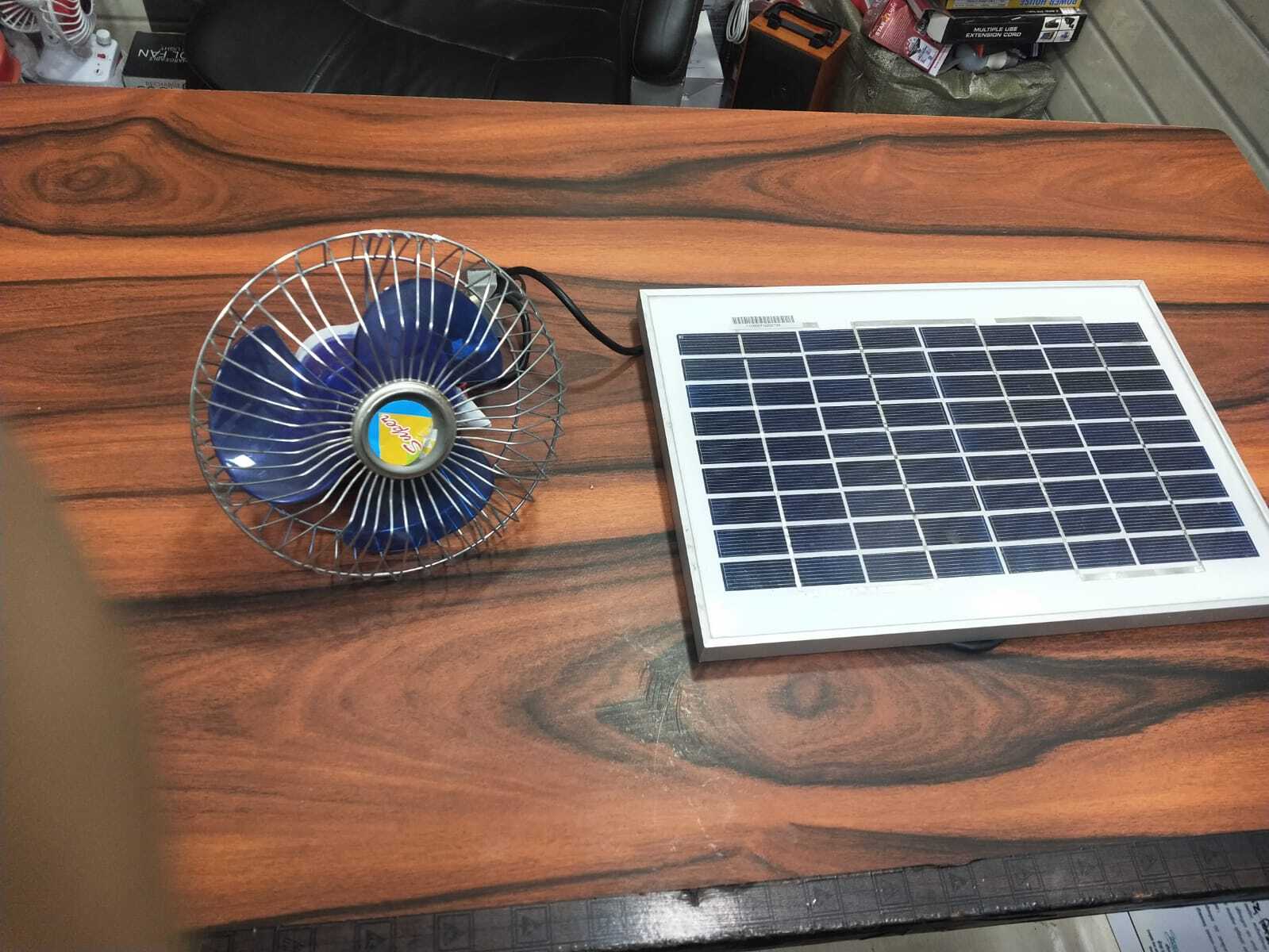 Solar Dc Fan - Blade Material: Plastic