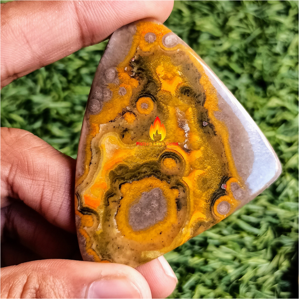 Bumble Bee Jasper Cabochons Grade: Top