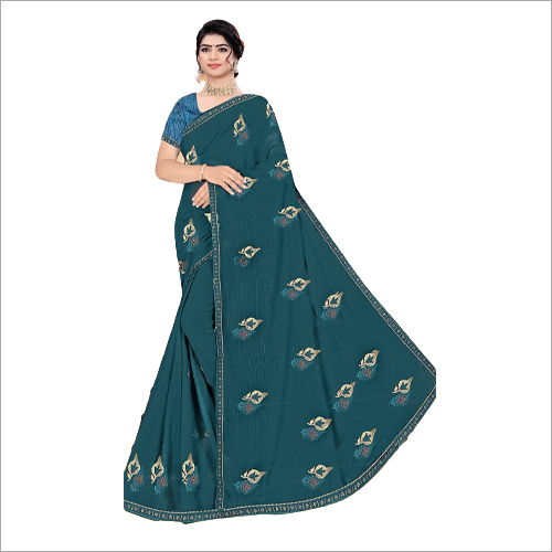 जॉर्जेट 2406 गुड लक डिज़ाइनर साड़ियां