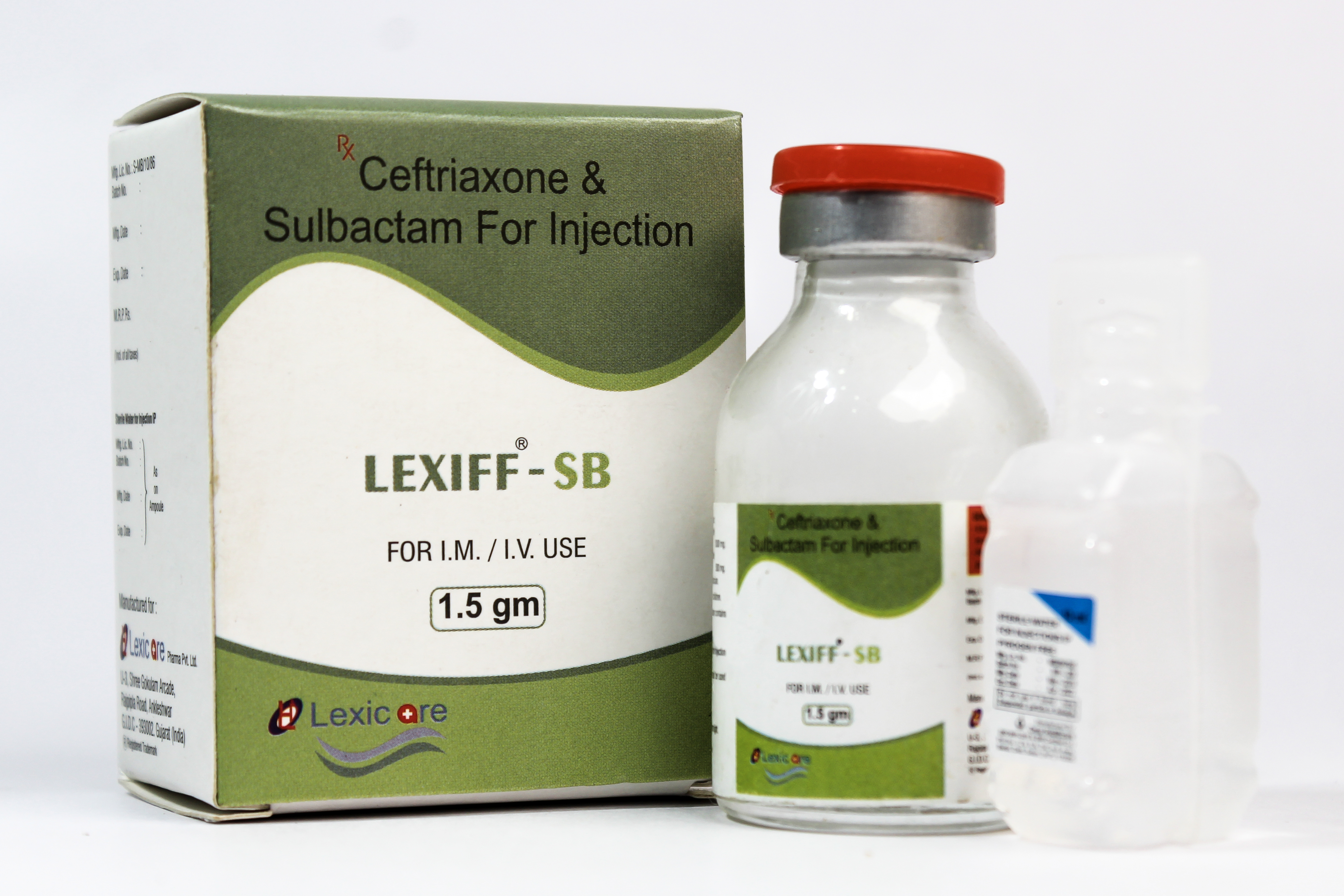Ceftriaxone Injection - White Powder In Transparent Glass Vial | Dosage: Injection, Expiration: 24 Months, Storage: Cool Dark Dry Place, Antibiotic Treatment For Bacterial Infections