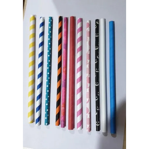 Multi Color Paper Straw