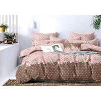 मल्टीकलर पोल्का डॉट बेडशीट सेट