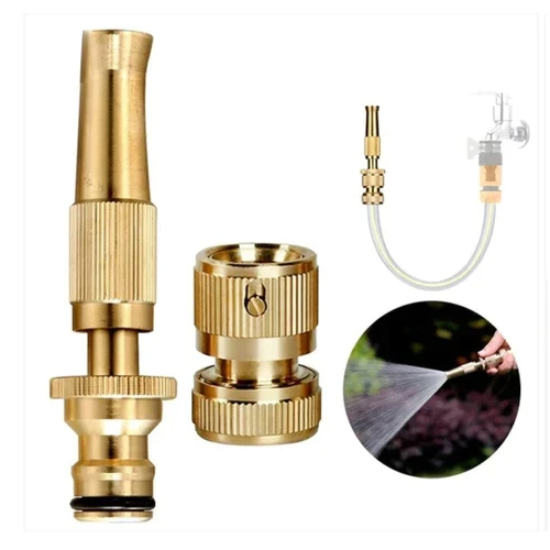 Brass Pressure Sprayer - Metal, Standard Size | Effective for Garden Wash, Pet Wash, Car Wash, and Floor Wash