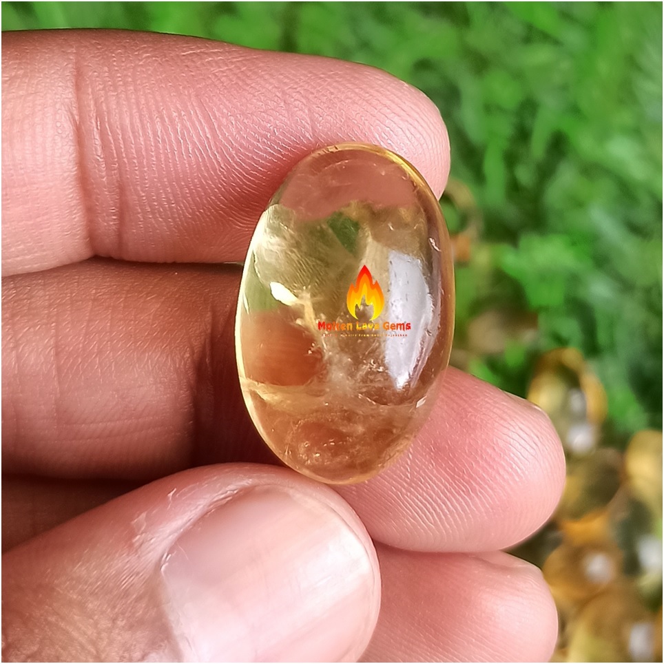 Citrine Cabochon Grade: Top