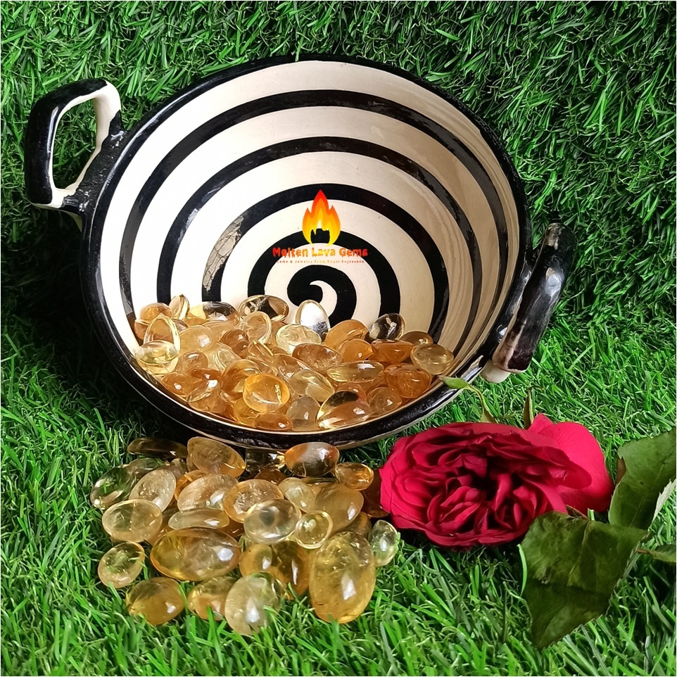 Citrine Cabochon Grade: Top