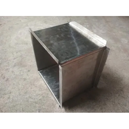 सिल्वर एसएस डक्ट 18 जी 1.2 एमएम