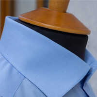 विभिन्न उपलब्ध डबल फ़्यूज़्ड शर्ट कॉलर