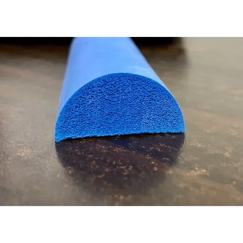 Blue Epdm D Type Sponge