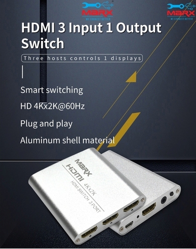 MARX HDMI स्विच 3 पोर्ट