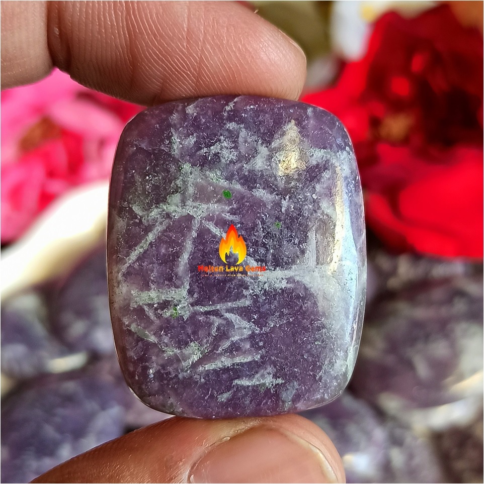 Lapidolite Cabochon Grade: Top