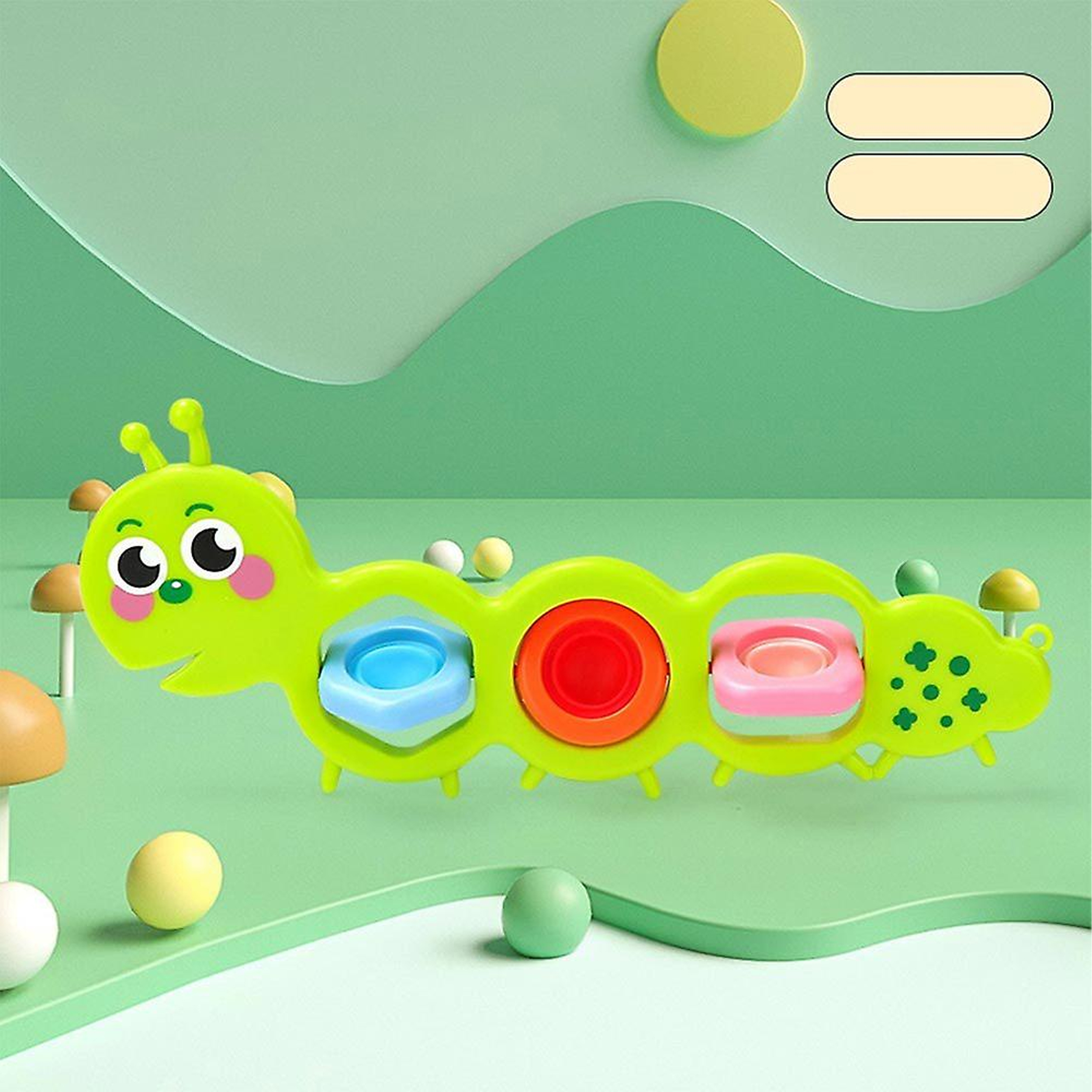 Caterpillar Pop It Style Flippy Toy For Kids Age Group: 8-11 Yrs