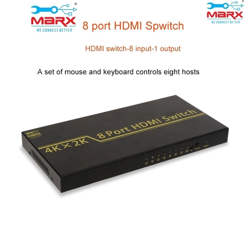 MARX HDMI स्विच 8 पोर्ट