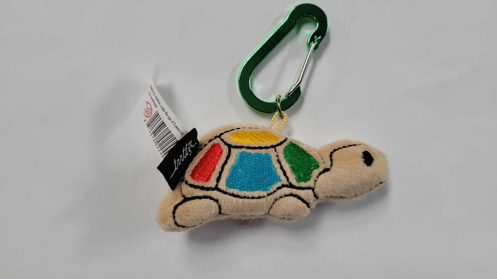 Cute Mini Turtle Soft Plush Keychains With Hanging Hook - Cotton Material, Multicolor Design, Lightweight At 0.24 Lbs | Adorable Turtle Shape For Kids 1-11 Years