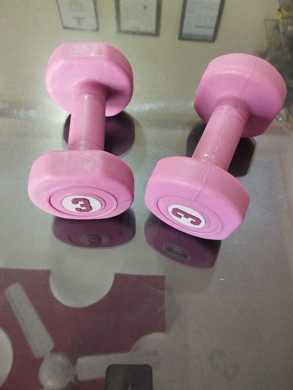 Gym Dumbbell - High Grade Metal & Rubber Weights | Advanced Double Effect Welding, Ideal For Muscle Gain, 1 Year Warranty, Durable Design