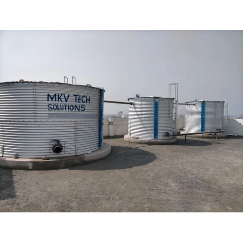 40000 L Zinc Aluminium Storage Tanks - Application: Industrial