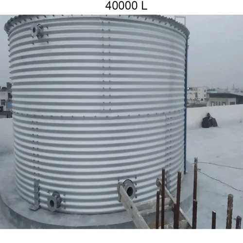 40000 L Zinc Aluminium Storage Tanks - Application: Industrial