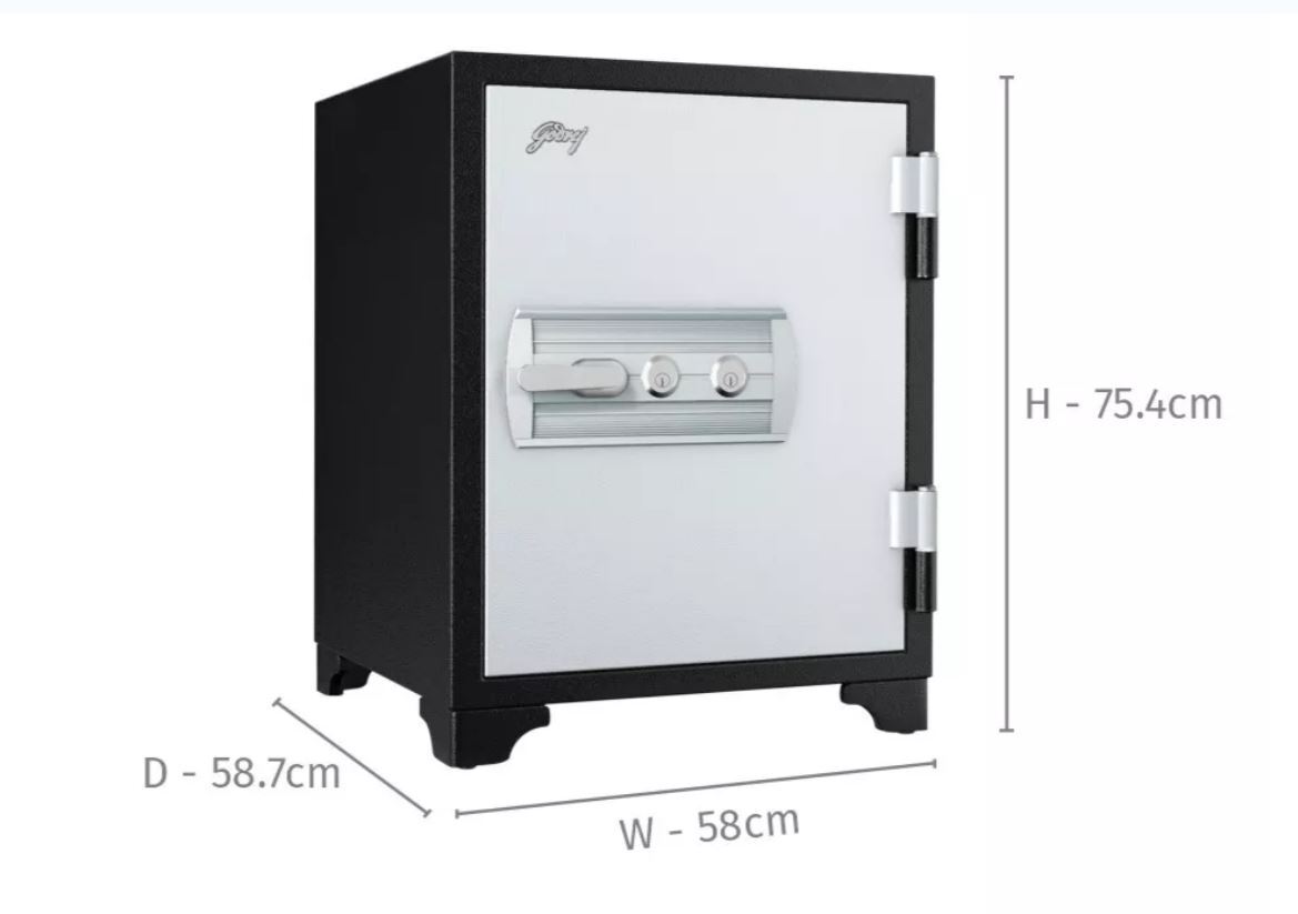 120 Minute Fire Resistant Safe Box Home Safe Dimension(l*w*h): 58.7*58*75.4  Centimeter (Cm)