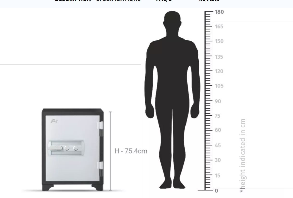 120 Minute Fire Resistant Safe Box Home Safe Dimension(l*w*h): 58.7*58*75.4  Centimeter (Cm)