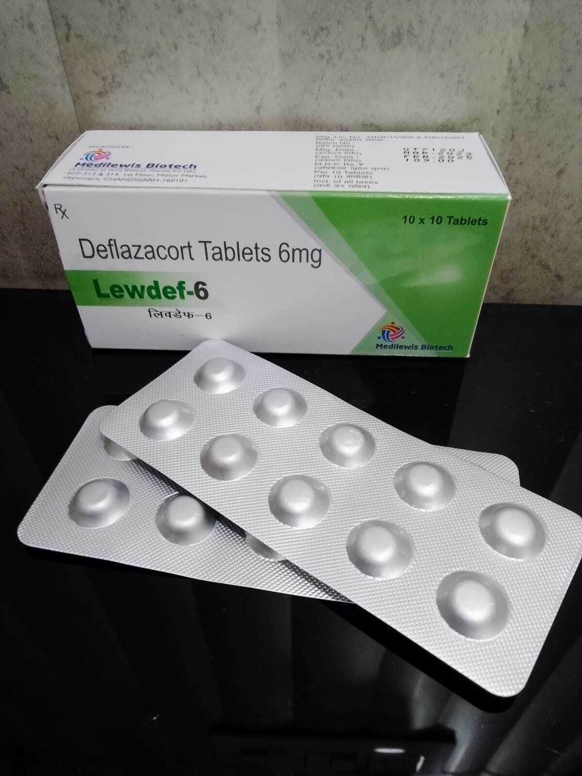 Lewdef-6 Tablets - Negligible Bone Mineral Density Impact, No Blood Glucose Effect | Minimal Weight Gain, Hpa Axis Suppression & Mineralocorticoid Activity