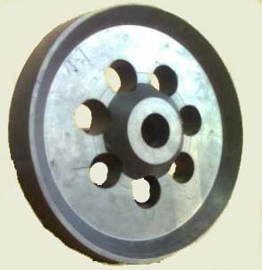 ठोस रबर के पहिये