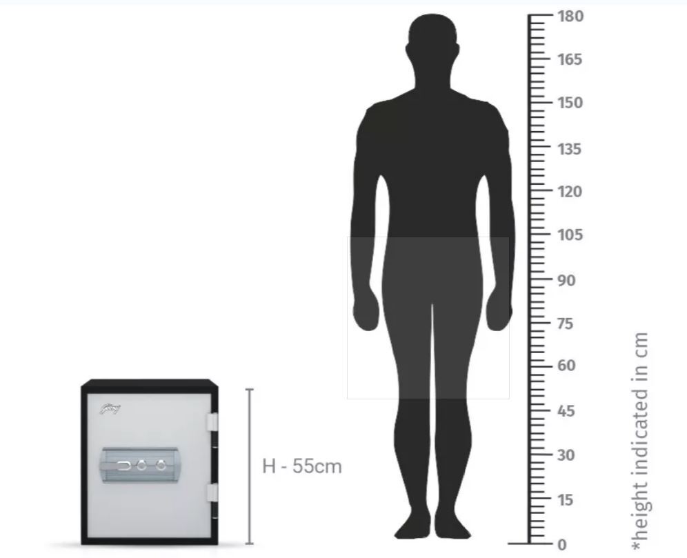 Fire Safe With 60 Minutes Fire Protection Dimension(l*w*h): 48.4*41.2*55 Centimeter (Cm)