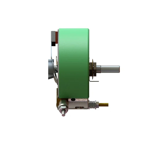 Single Phase Wire Wound Potentiometer - Wire Wound Resistive Element, Green Color | High Accuracy, Durable Construction, Industrial Application, Warranty Included