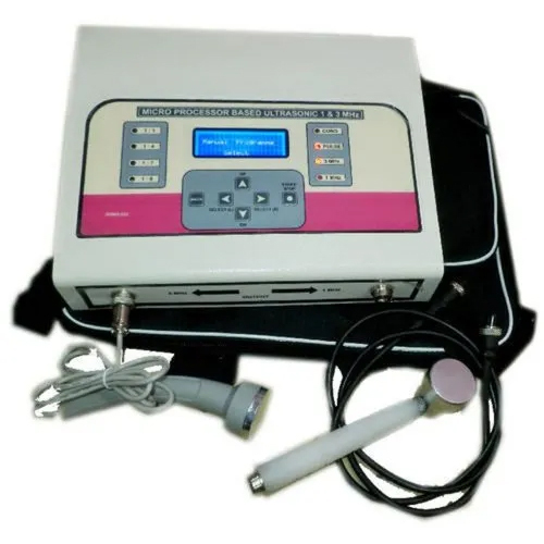 Steel 1 And 3 Mhz Physio Ultrasonic Machine