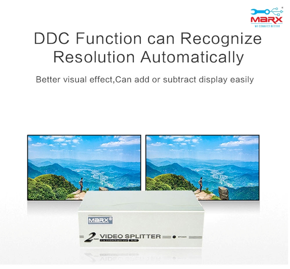 Marx Vga Splitter 2 Port Usage: Indutrial