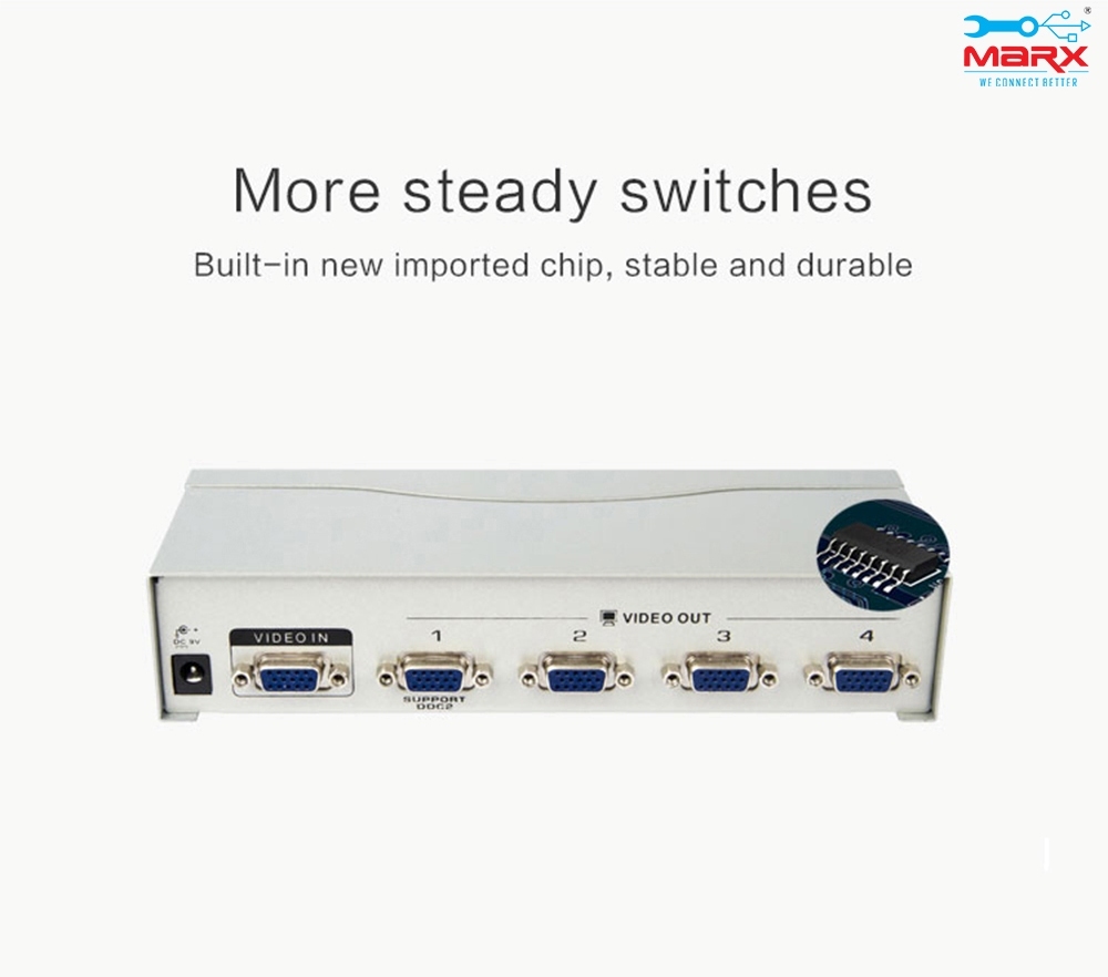 Marx Vga Splitter 4 Port Usage: Indutrial