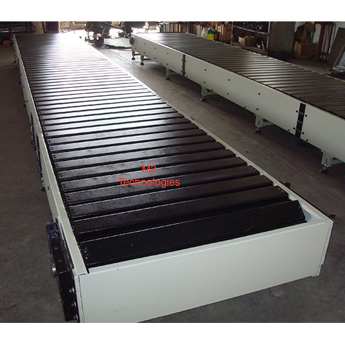 Slat Chain Conveyor - Stainless Steel, Various Sizes Available | Heat Resistant, Durable, Maintenance-free, Versatile Material Handling Solution
