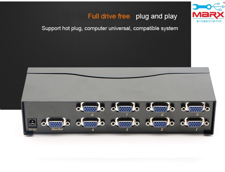 Marx Vga Switch 8 Port Usage: Industrial