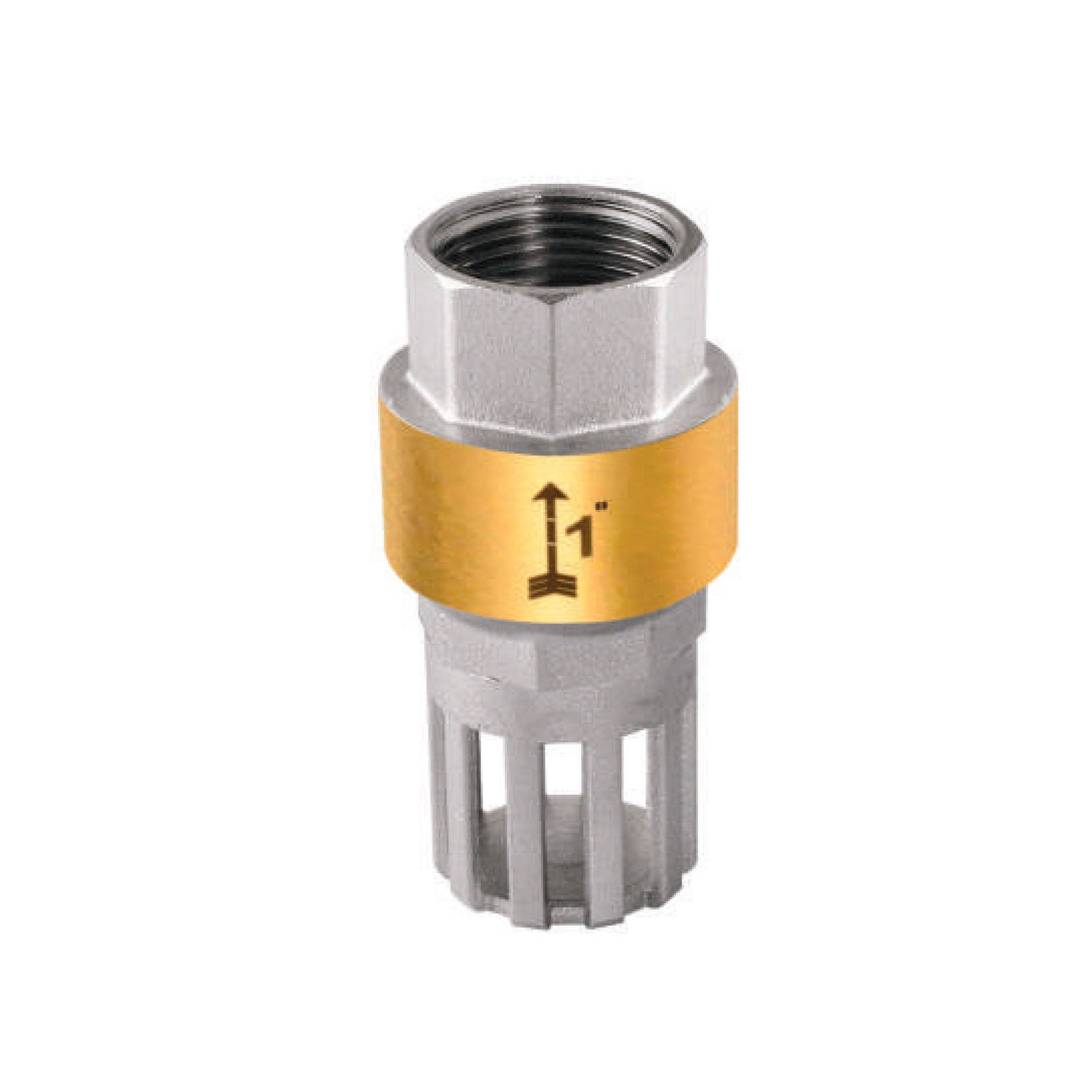 Yellow Brass Foot Valve