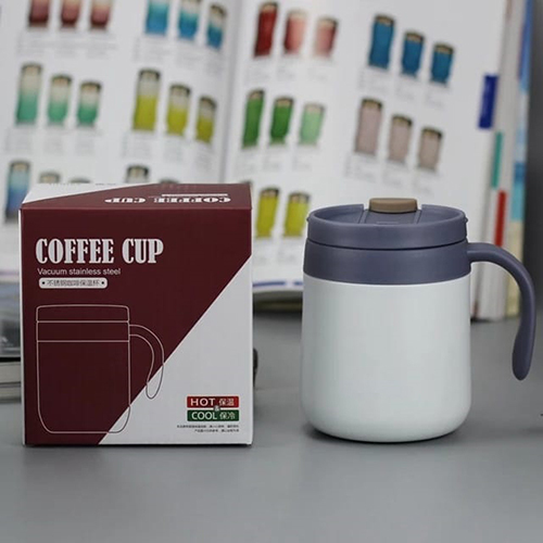 Urbane Mug - Stainless Steel 304 Grade, 350ml | Bpa Free Food Grade Lid, Double Walled Insulation, Ergonomic Design With Handle, Sweat Free
