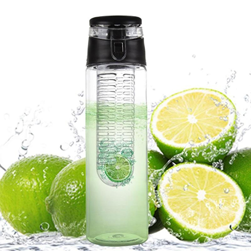 Infuser Bottle - Bpa Free & Food Grade Tritan Plastic, 800 Ml Capacity , Locking Lid With Silicone Gasket, Removable Infusion Rod, Convenient Carrying Hook