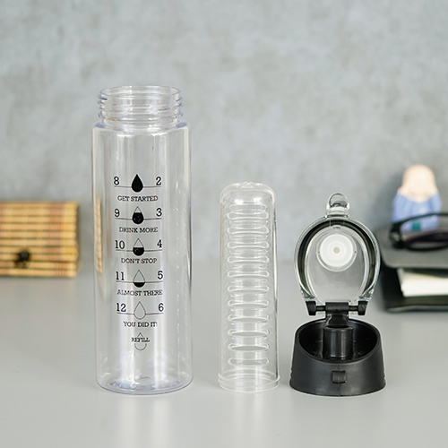 Infuser Bottle - Bpa Free & Food Grade Tritan Plastic, 800 Ml Capacity , Locking Lid With Silicone Gasket, Removable Infusion Rod, Convenient Carrying Hook