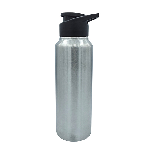 Hydra Sipper Bottle - Stainless Steel, 750 Ml & 1000 Ml | Matte Finish, Large Mouth For Easy Cleaning, Hooked Lid For Easy Carrying
