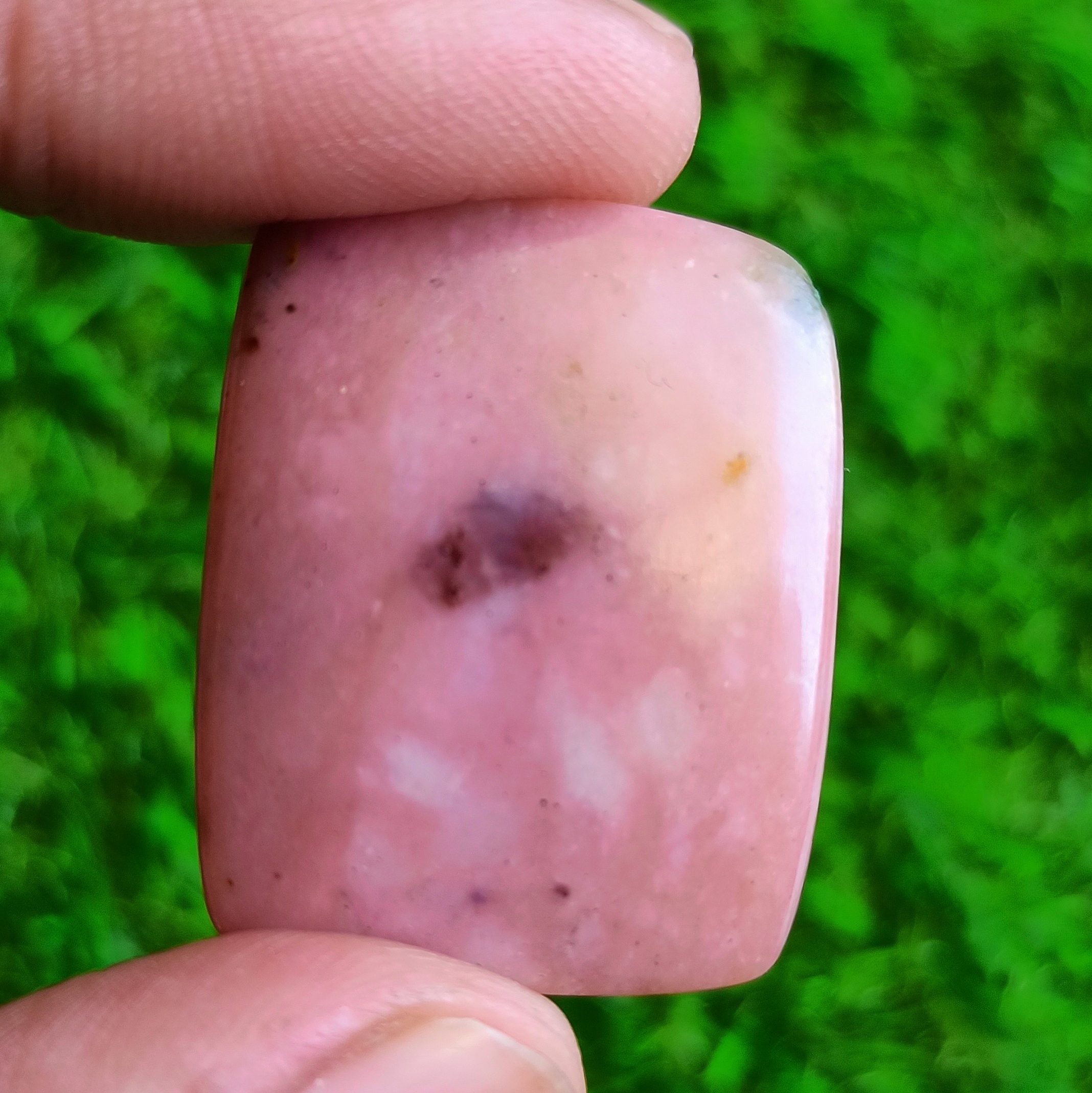 Pink Opal Cabochon Grade: Top