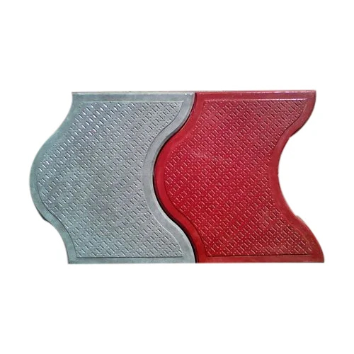 रेड इंटरलॉकिंग पेवर ब्लॉक