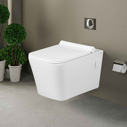 टॉयलेट वॉल हंग व्हाइट सिरेमिक क्लोज़ेट