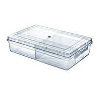 पारदर्शी कम्पार्टमेंट प्लास्टिक कंटेनर