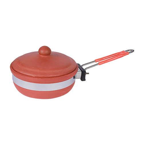 Clay Fry Pan With Mitti Lid - Thickness: Different Available Millimeter (Mm)