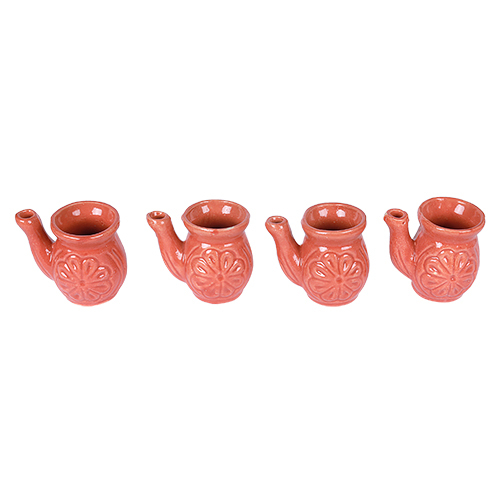 Ceramic Jug Set - 4 Unique Designs, Brown Color, Versatile Beverage Serving Solution, Perfect For Formal Events And Stylish Gifting