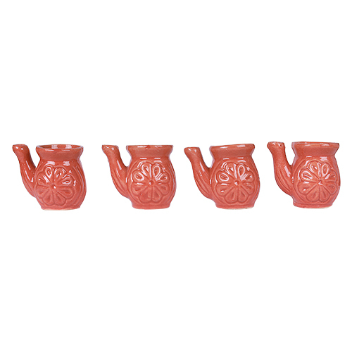 Ceramic Jug Set - 4 Unique Designs, Brown Color, Versatile Beverage Serving Solution, Perfect For Formal Events And Stylish Gifting