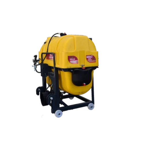 Tractor Mounted Power Sprayer - Color: Yellow