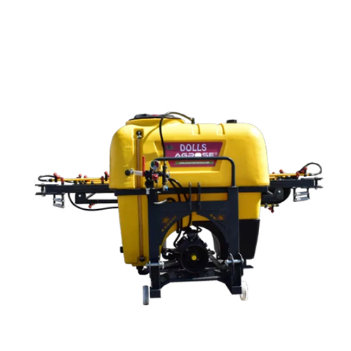 Tractor Mounted Power Sprayer - Color: Yellow