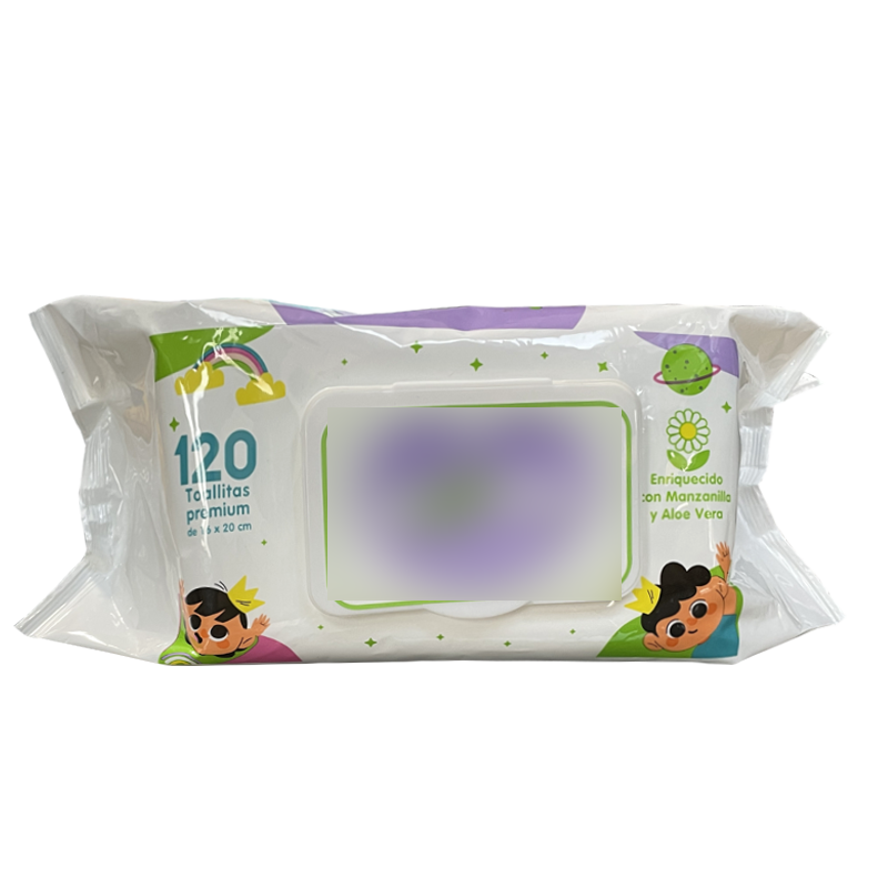 White 100pcs Disposable Baby Cleaning Wipes China Factory High Quality Low Price