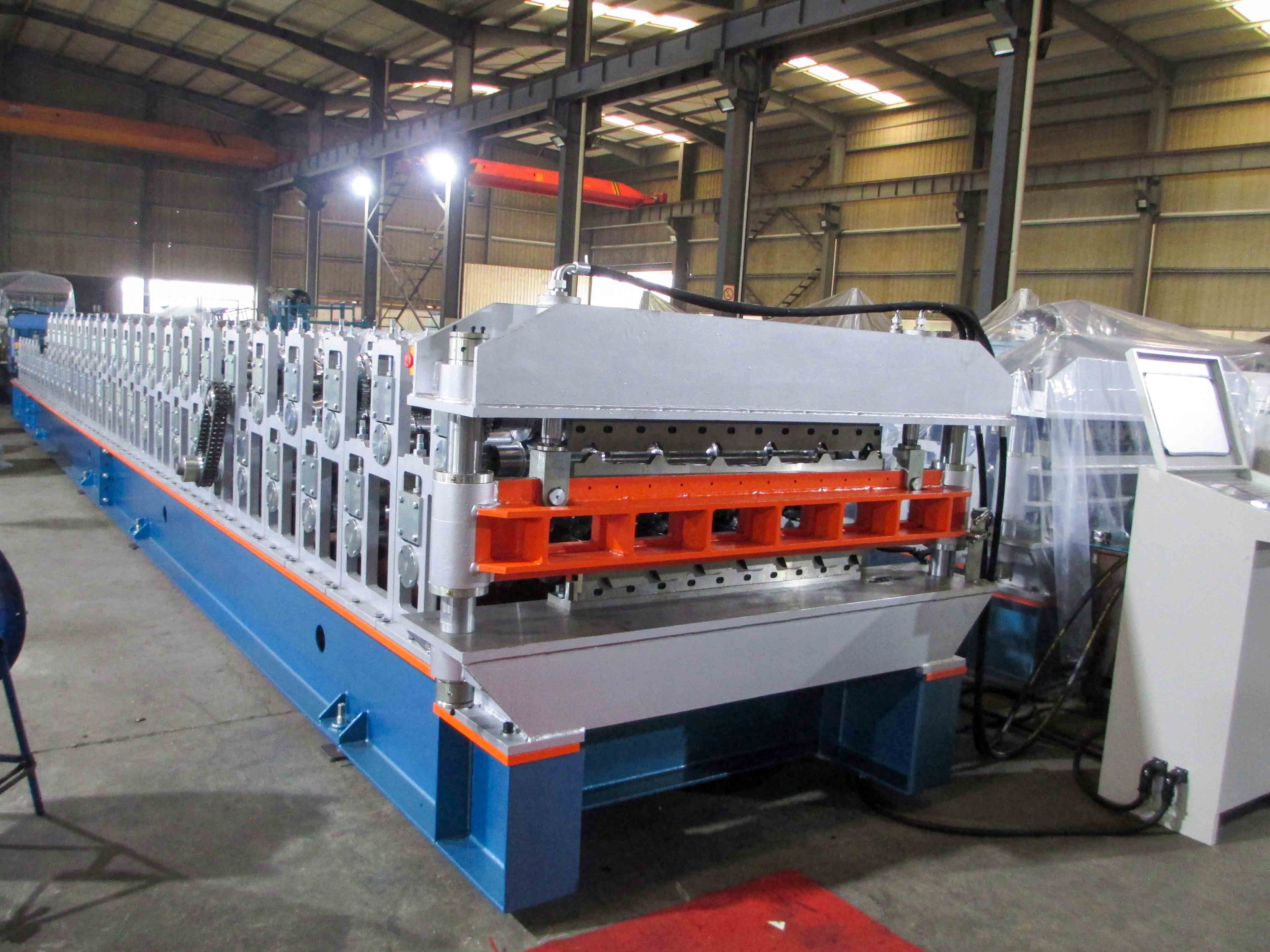 Automatic Roofing Sheets Making Double Layer Roll Forming Machine