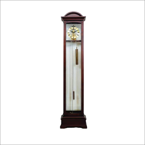 Grandfather Clocks - Customized Size, Polished Surface | Brown and Golden Quartz with Warranty