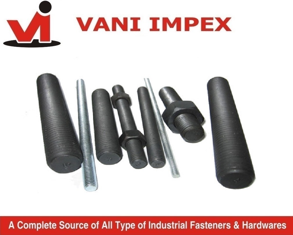Studs - A193 Grade B7 Alloy Steel | High Strength, Rust Resistant