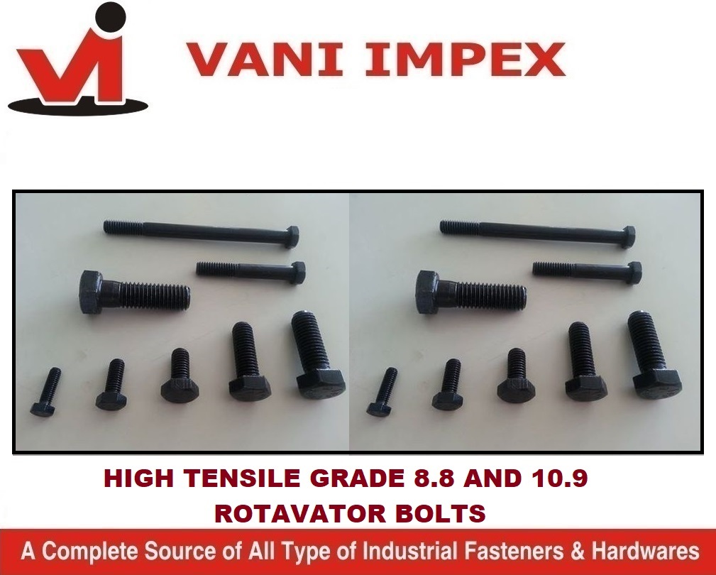 Rotavator High Tensile Hex Bolts